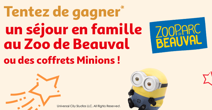 Jeu Auchan Galette 21 Coffrets Minions Et Sejours Au Zoo Jeu Auchan Galette 21 Coffrets Minions Et Sejours Au Zoo