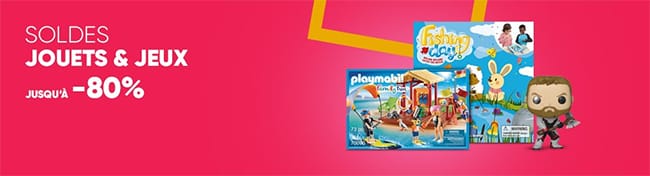 Funko Pop, Playmobil, Lego, Barbie et bien d’autres en solde sur Fnac.com