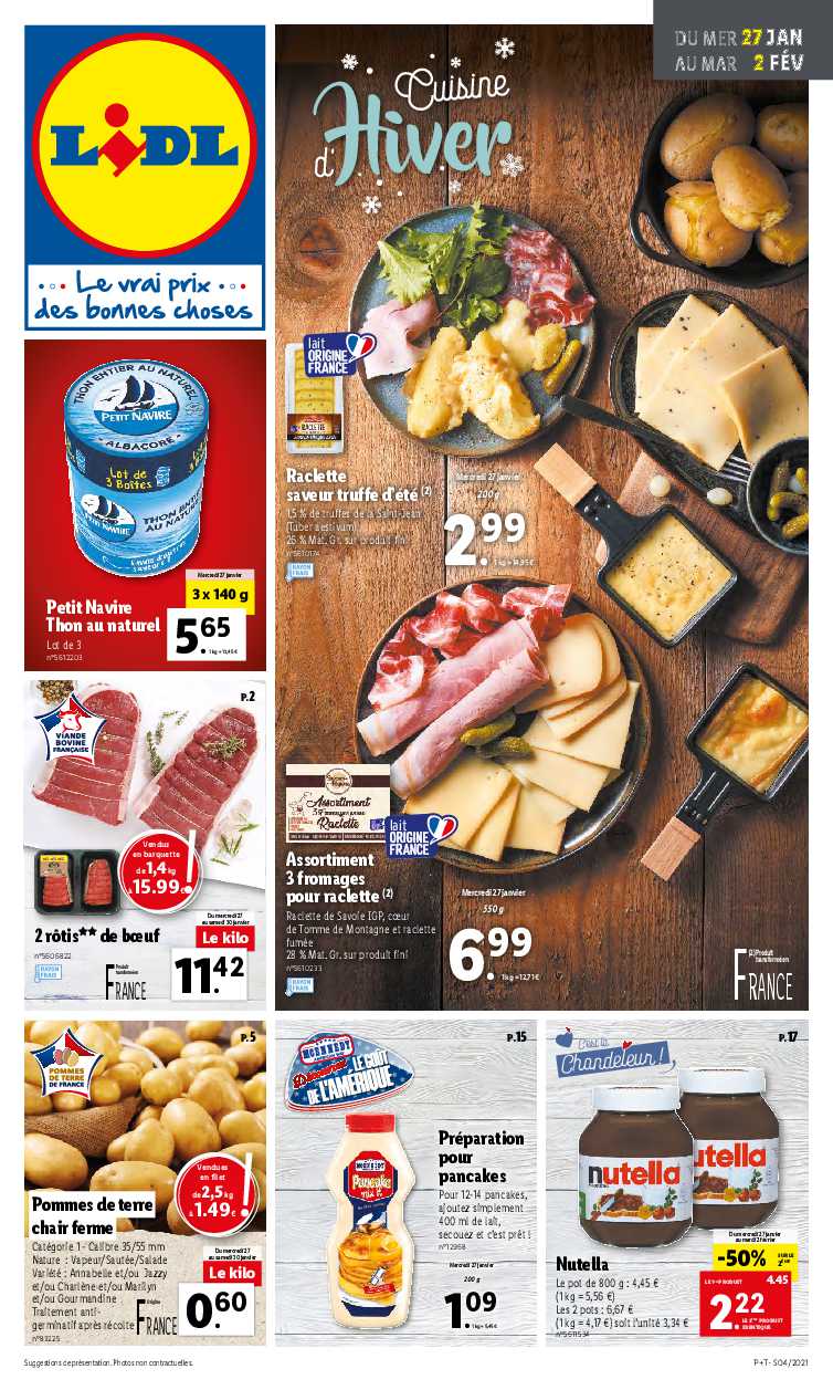 Catalogue Lidl Cuisine D Hiver Du 27 Janvier Au 2 Fevrier 21