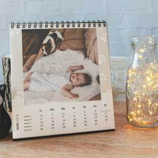 Photoweb : Calendrier photo de bureau gratuit (hors livraison)