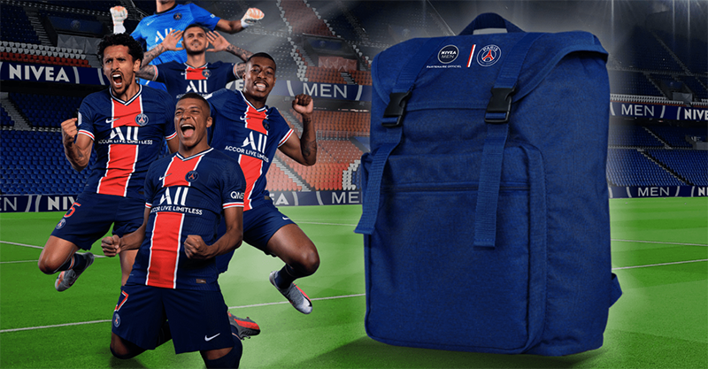 Nivea Men : Sac à dos PSG offert pour 3 produits achetés