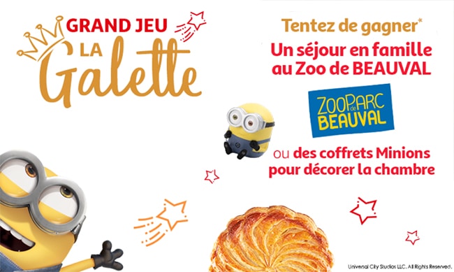 Gagnez un séjour au Zoo de Beauval ou un coffret Minions avec Auchan