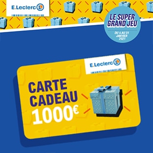 Super Grand Jeu Leclerc Ticket A Code Cartes Cadeaux A Gagner