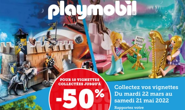 Vignettes Playmobil Super U et Hyper U