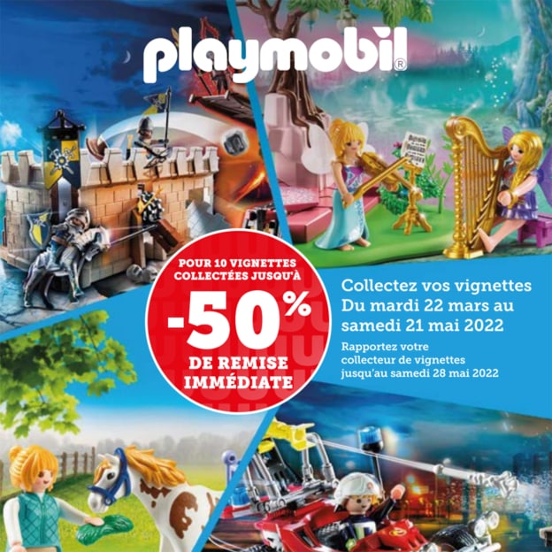 Vignettes Playmobil Super U et Hyper U