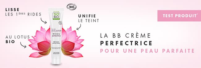 Testez gratuitement la BB Crème Perfectrice SO’BiO étic