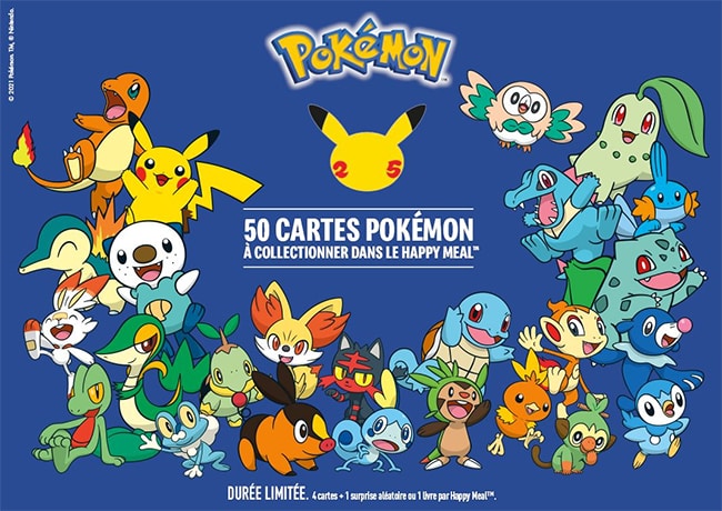 Cadeaux Happy Meal Mcdo Cartes Pokemon Offertes