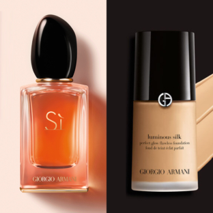 Échantillons gratuits Giorgio Armani : Parfum Si + fond de teint