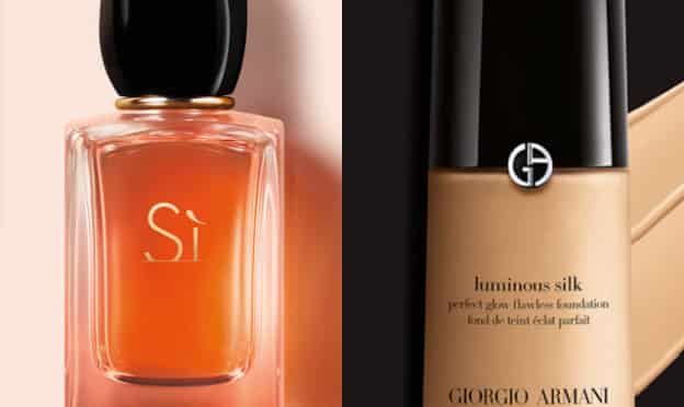 Échantillons gratuits Giorgio Armani : Parfum Si + fond de teint