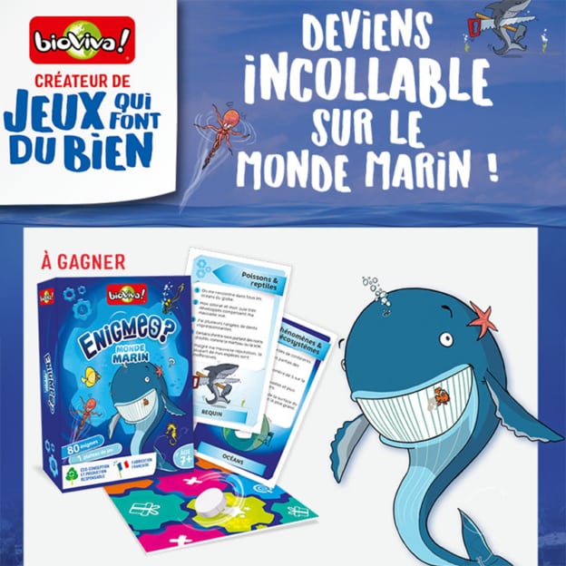 Jeu Gulli : Enigmes du Monde Marin Bioviva à gagner