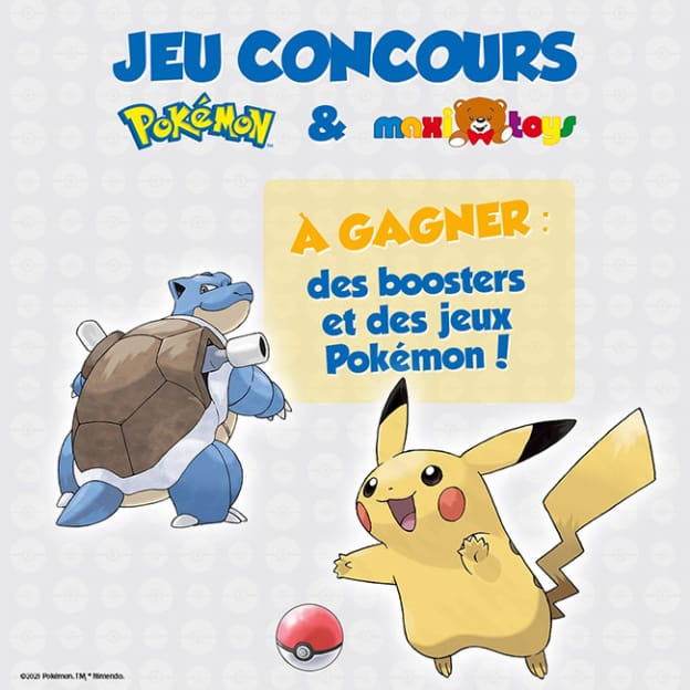 Jeu Maxi Toys : Boosters et jeux Pokémon à gagner