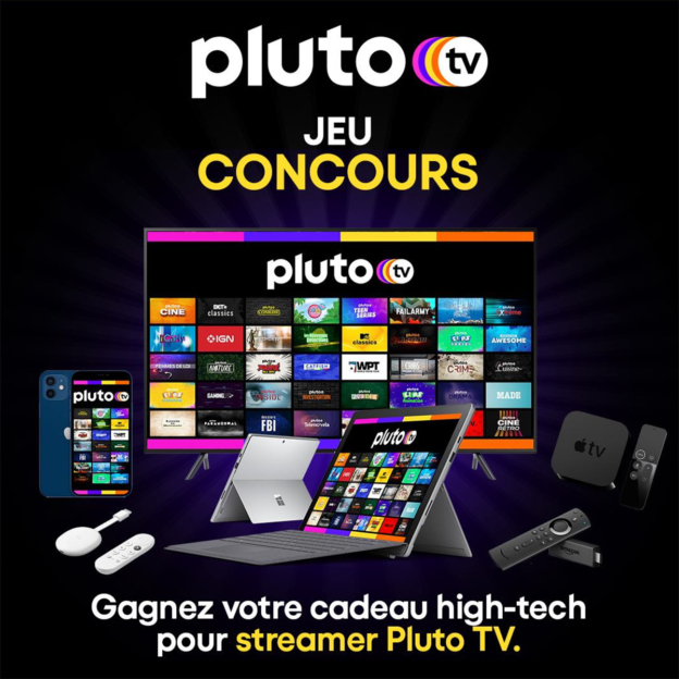 Jeu Pluto TV : iPhone et autres produits high-techs à gagner