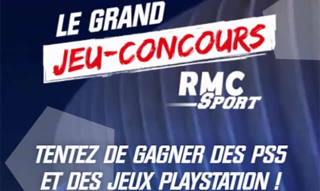 Jeu RMC Sport : PlayStation 5 et jeux vidéo à gagner