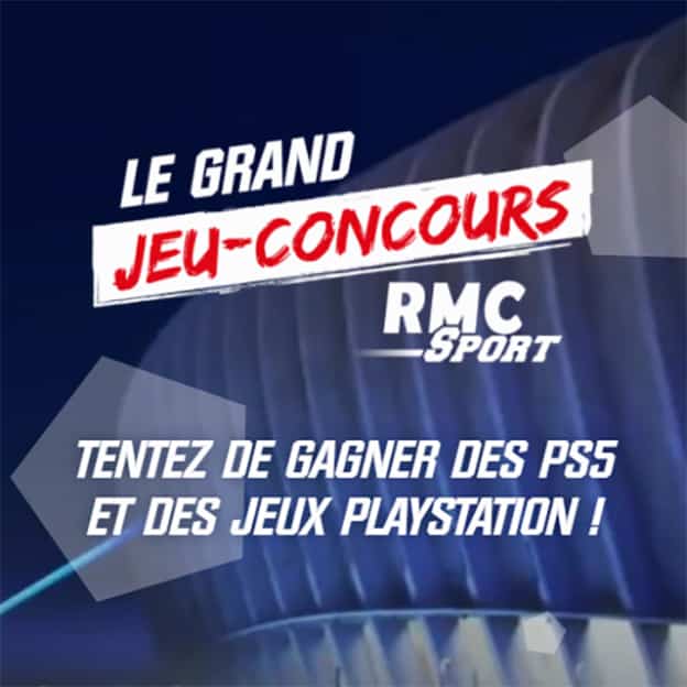 Jeu RMC Sport : PlayStation 5 et jeux vidéo à gagner