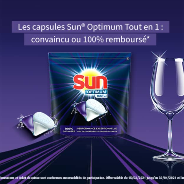 ODR capsules Sun Optimum "Convaincu ou 100% remboursé"