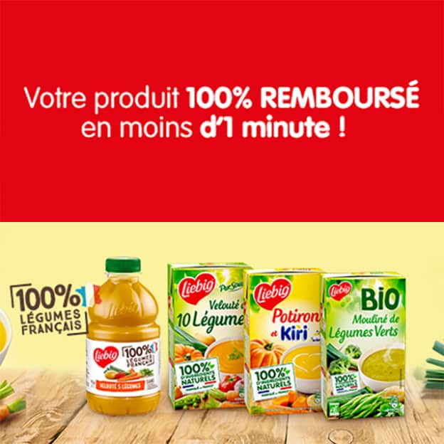 ODR Shopmium : Produit Liebig gratuit car remboursé