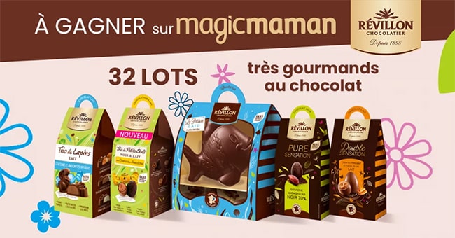 Tentez de gagner un lot de chocolats Révillon avec Magicmaman