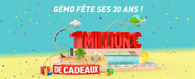 Les cadeaux à gagner avec Gemo