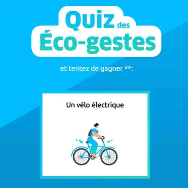 Jeu Engie : Vélos électriques et séjours écolos à gagner