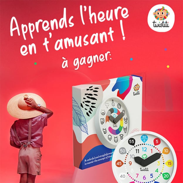 Jeu Gulli : 8 horloges Twistiti pour apprendre à lire l’heure