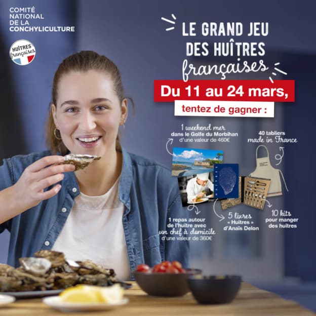 Jeu CNC des huîtres françaises