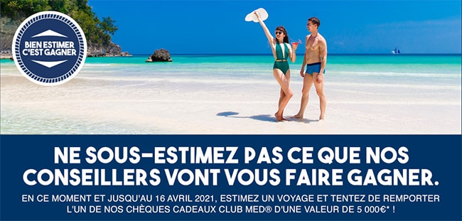 gagnez 5'000€ en chèques cadeaux Club Med avec Guy Hoquet