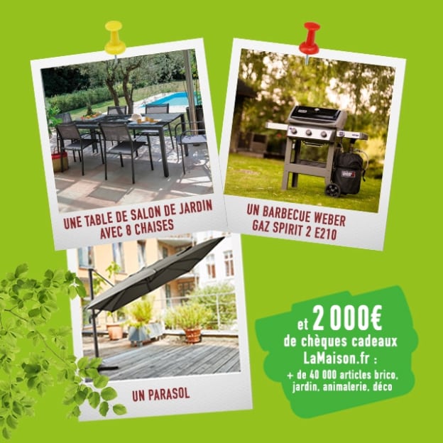 Jeu Ouest France : + de 3000€ de lots pour le jardin à gagner