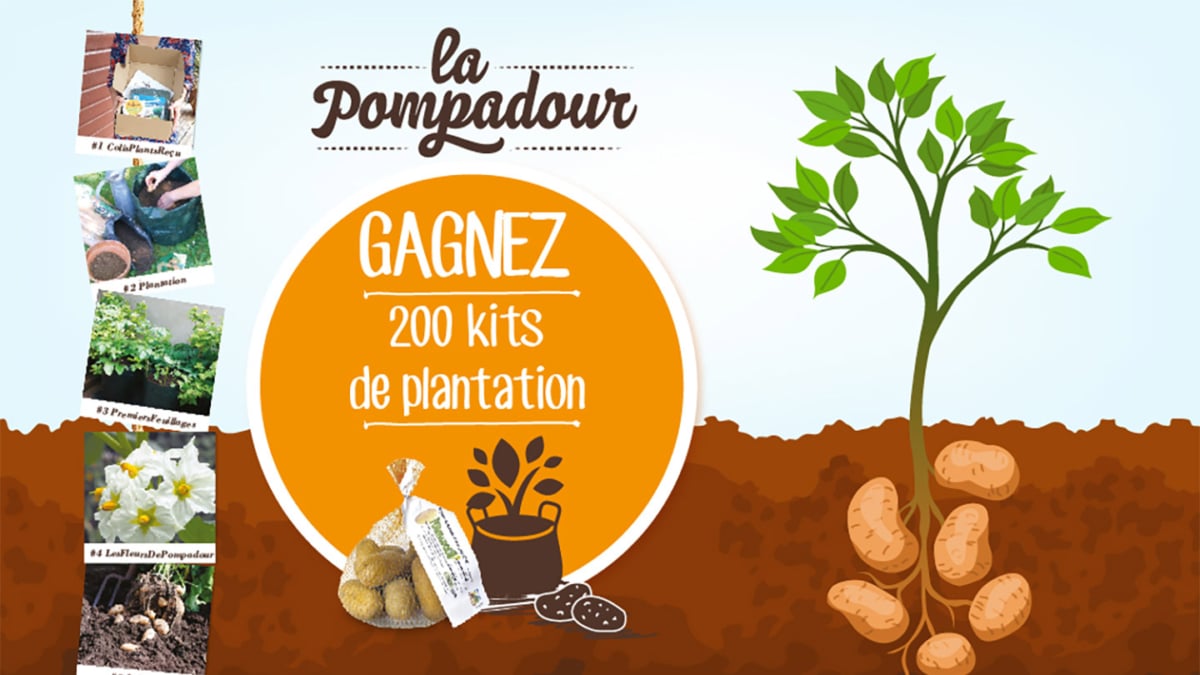 Jeu La Pompadour : 200 kits de plantation à gagner