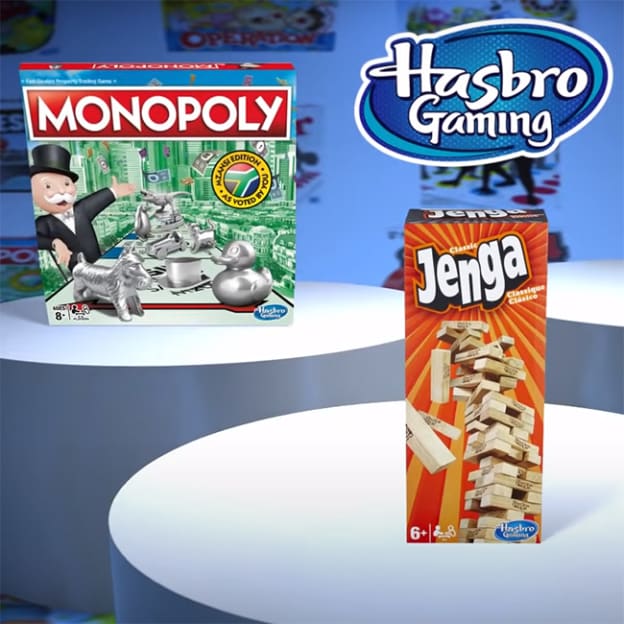 Promo Pâques : 1 jeu de société Hasbro acheté = le 2ème à -75%
