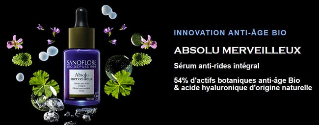 dose d'esssai du sérum Absolu Merveilleux Sanoflore