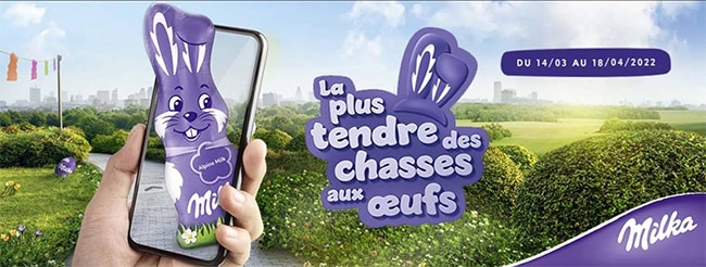 La plus tendre des chasses aux œufs Milka