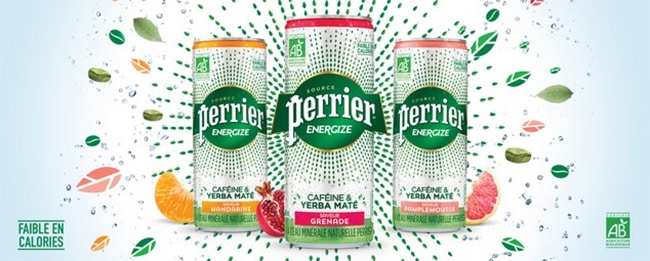 testez gratuitement les boissons énergisantes Perrier Energize