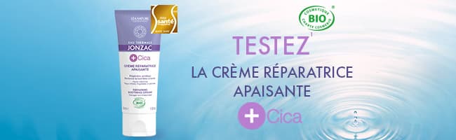 Testez gratuitement la Crème Réparatrice Apaisante +Cica de Jonzac avec Léa Nature