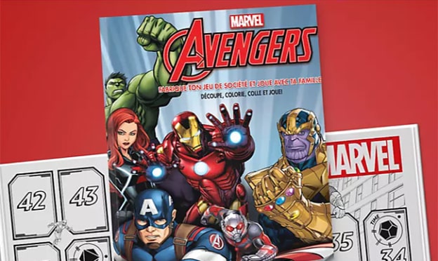 Disney Marvel : Jeu de société Avengers gratuit à imprimer