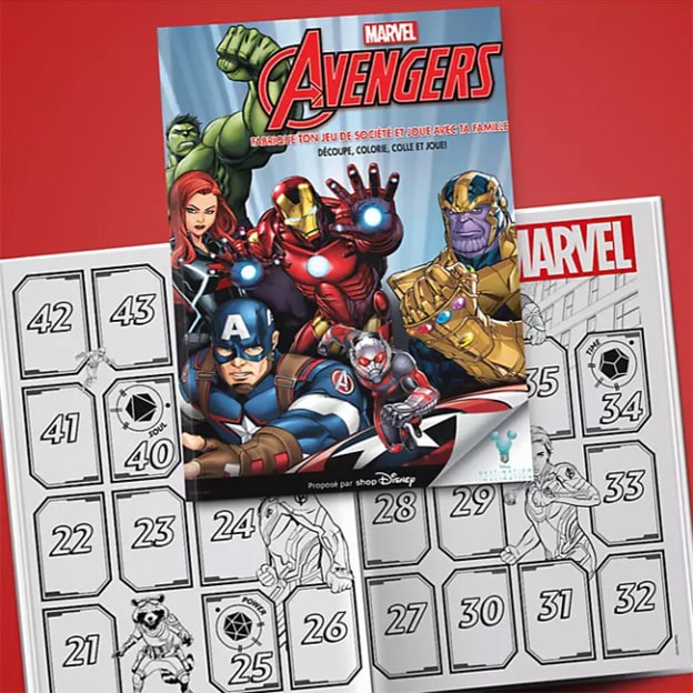 Disney Marvel : Jeu de société Avengers gratuit à imprimer