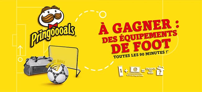 Tentez de gagner un cadeau de foot avec le code unique Pringles