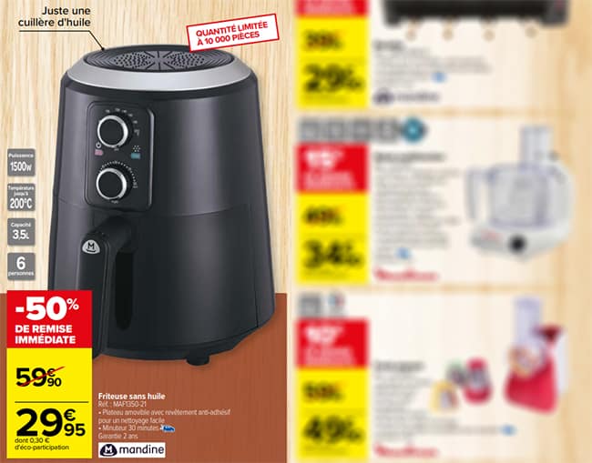 FRITEUSE AIR FRYER SANS HUILE XXL 8L 7EN1 RUSSELL HOBBS