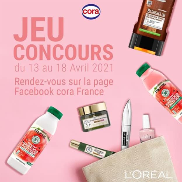 Jeu Cora : Box de cosmétiques L’Oréal à gagner