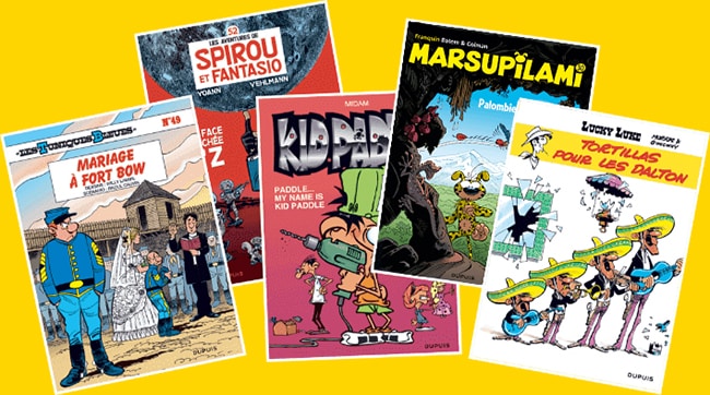 bandes dessinées belges offertes avec vos achats La Laitière