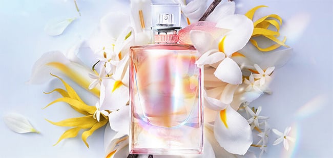 échantillon de l’eau de parfum Lancôme La Vie est Belle Soleil Cristal