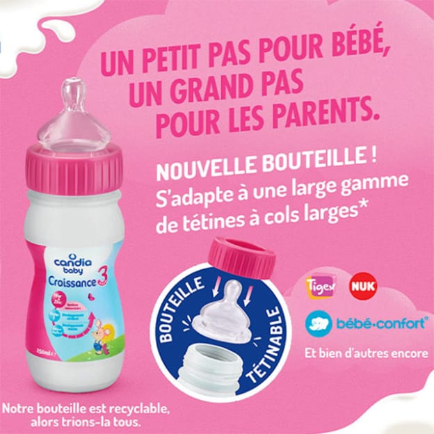 Test Candia Baby : 2’000 packs gratuits de lait infantile + tétines