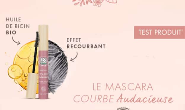 Test SO'BiO étic : Mascara Courbe Audacieuse gratuits