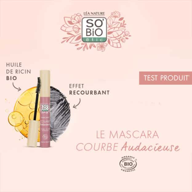 Test SO'BiO étic : Mascara Courbe Audacieuse gratuits