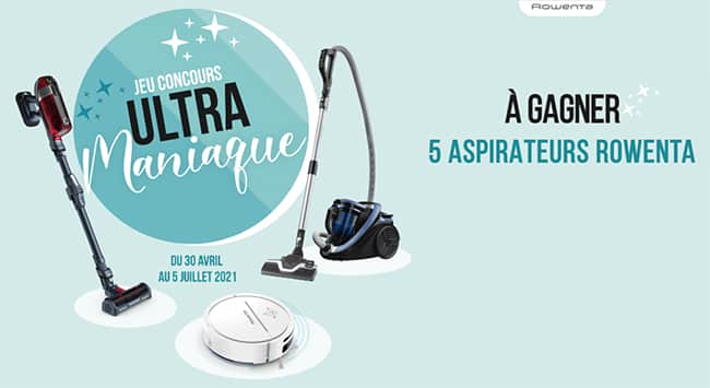 Gagnez un aspirateur Rowenta avec le jeu SEB