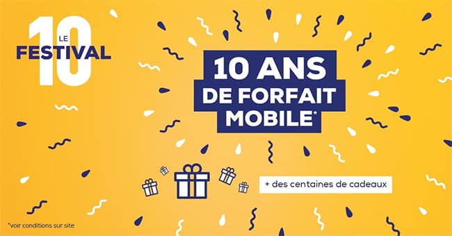 Remportez 10 ans de forfait mobile ou un autre lot au jeu La Poste Mobile