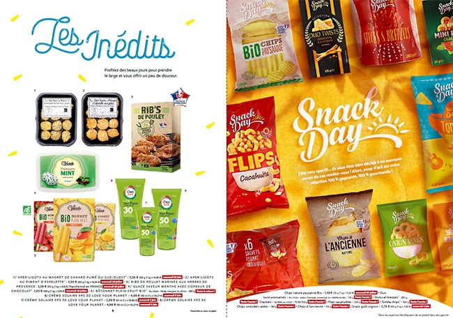 les inédits Lidl et les Snack Day