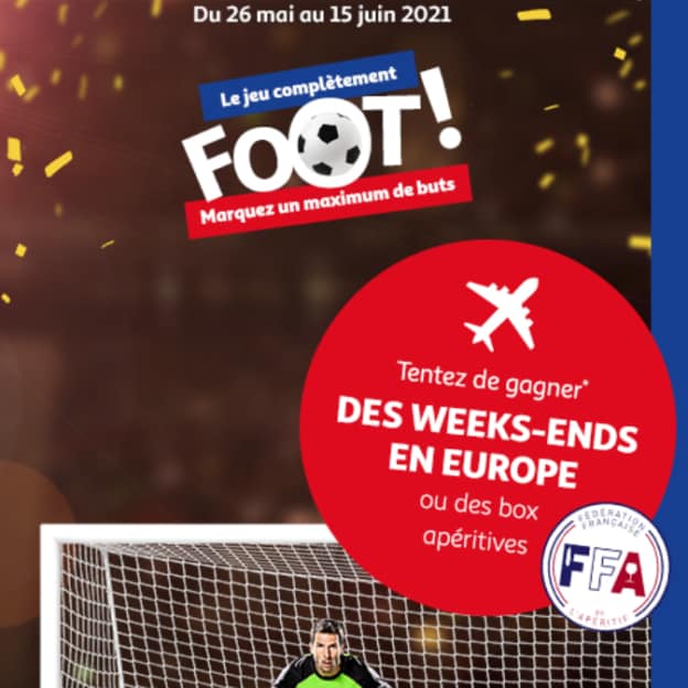 Jeu Auchan foot 2021 : Box Apéritive et séjours à gagner