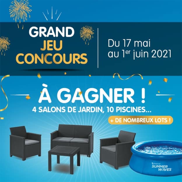 Jeu Babou : 55 cadeaux d’extérieur (dont 10 piscines) à gagner