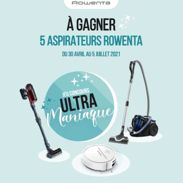 Jeu SEB : 5 aspirateurs Rowenta à remporter