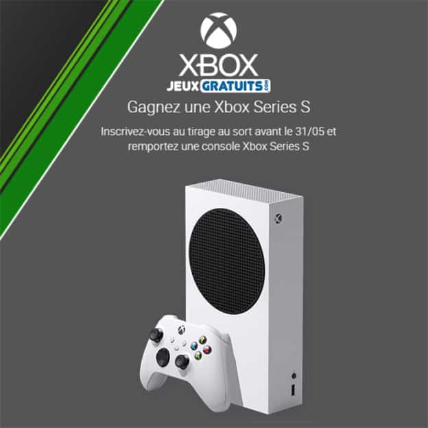 Console Xbox Series S à gagner sur jeux-gratuits.com